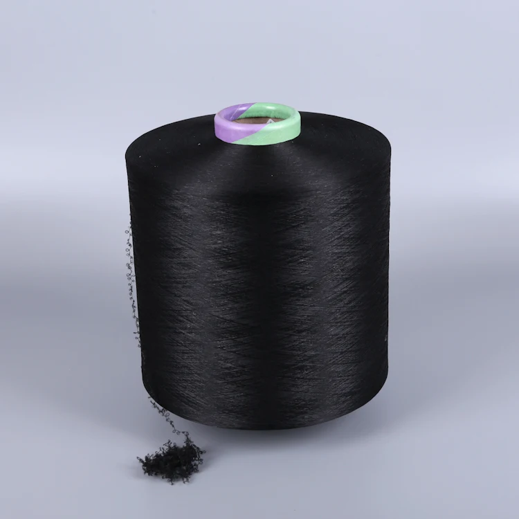 Recycle  Material 100/46  polyester air textured yarn Spandex Air Covered Yarn for Textile with Attractive Price