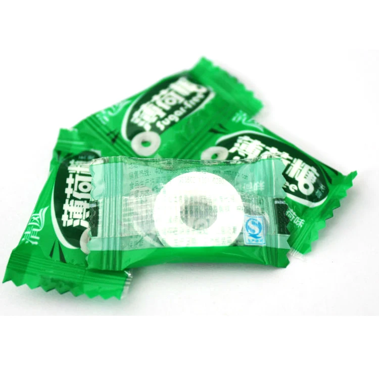 factory price Vitamin C tablet custom made sweet sugar free press candy mint flavor tablet candies