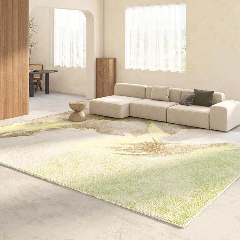 Chinese living room carpet ink simple bedroom bed blanket Modern Oriental sofa coffee table