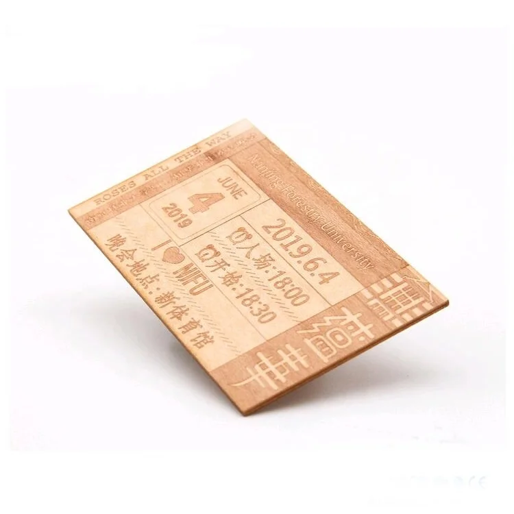 Newborn Baby Birth Announcement Card Wooden Baby Milestone Cards Blocks with NFC chips