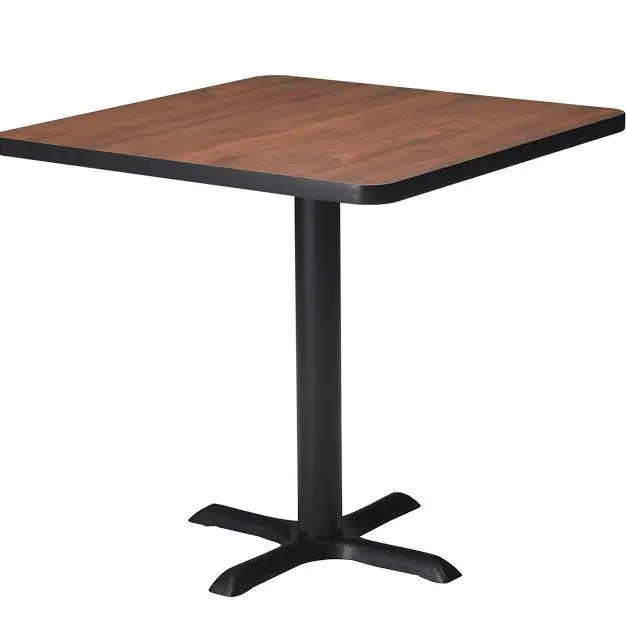 Modern Design Sustainable Wooden Metal Bar Table Versatile Pub Table for Home Restaurant Kitchen Stylish Centerpiece Furniture