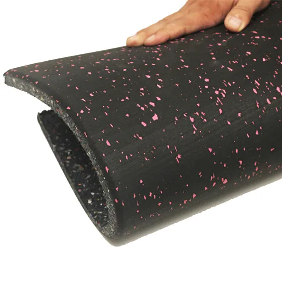 Fine granules Sports used gym rubber flooring used mats for sale