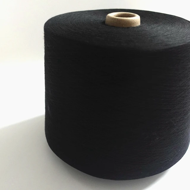 Hot selling 100 Spun Polyester Yarn Raw White Knitting Weaving Ne20S 30S 40S 42S 45S 60S For Sale