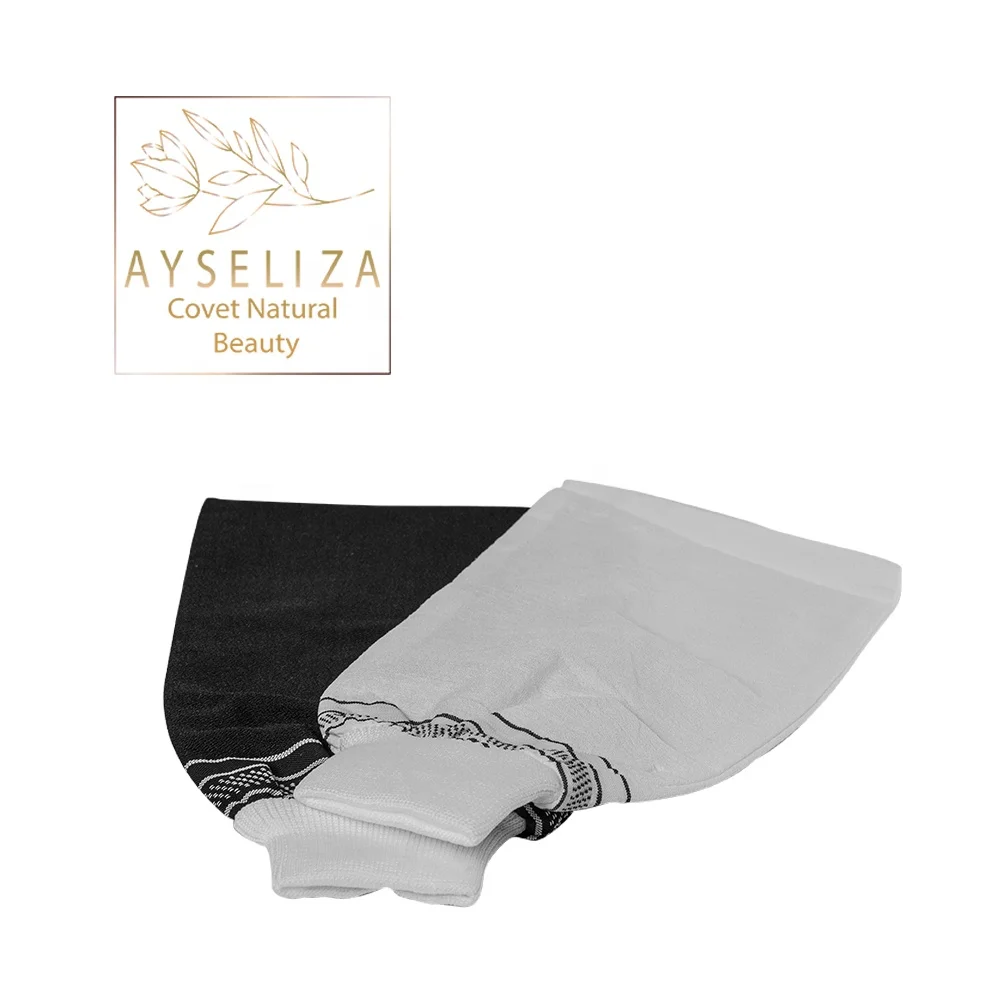 Отшелушивающая перчатка для купания снятие омертвевшей кожи ванны Хаммам сверхкачественное средство удаления поддельного загара Турецкая шелковистая