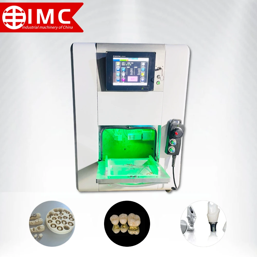 Denture laboratory 3d dental 5 aixs cad cam milling machine