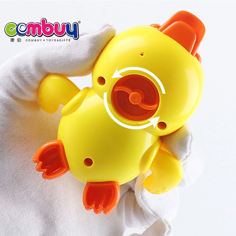 
Infant baby bathroom play plastic water bath wind up duck toys 