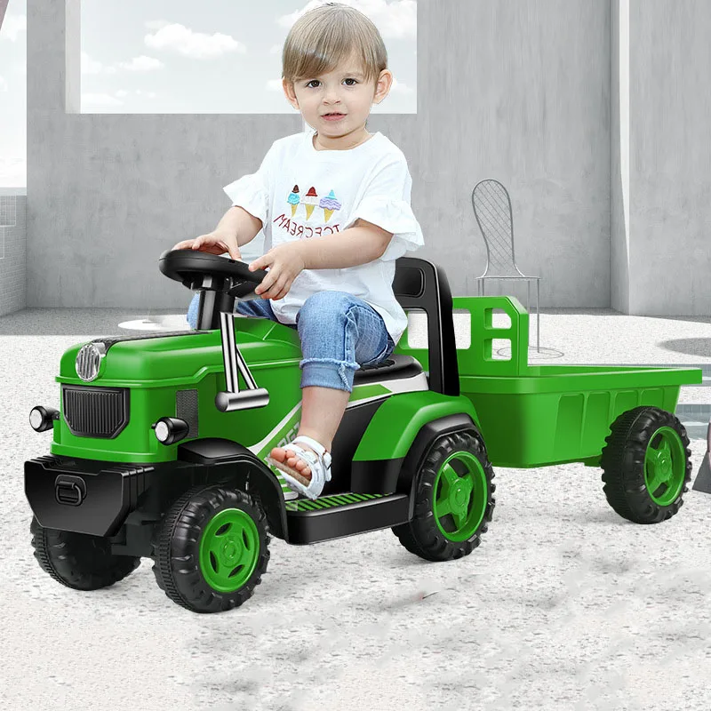 Электрический детский трактор CAR53 игрушечная машинка большого размера электродвигатель для автомобилей детей 2-6 лет ребенок зарядка на четыре колеса