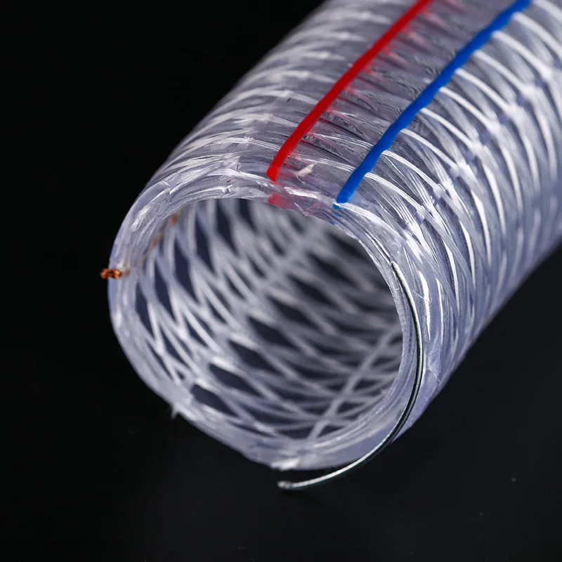 PVC steel wire high strength polyester fiber composite reinforced hose