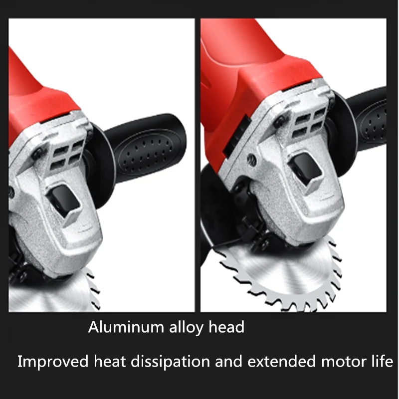 Angle grinder Adjustable speed electric grinding machine long handle grinder Household Inch Mini Portable Electric Angle Grinder