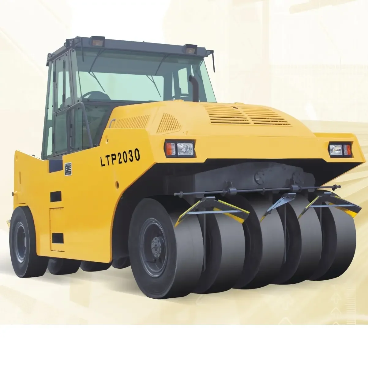 Popular Market 30ton Pneumatic Tire Road Roller Lutong Ltp2030 with 3800mm Wheel Base with Lowest Price