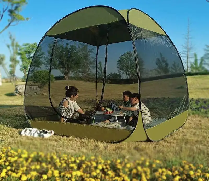 Outdoor Mosquito-proof Tent Quick-opening Free-setting Outdoor Courtyard Tourism Summer Cooling Leisure Mesh Arbor