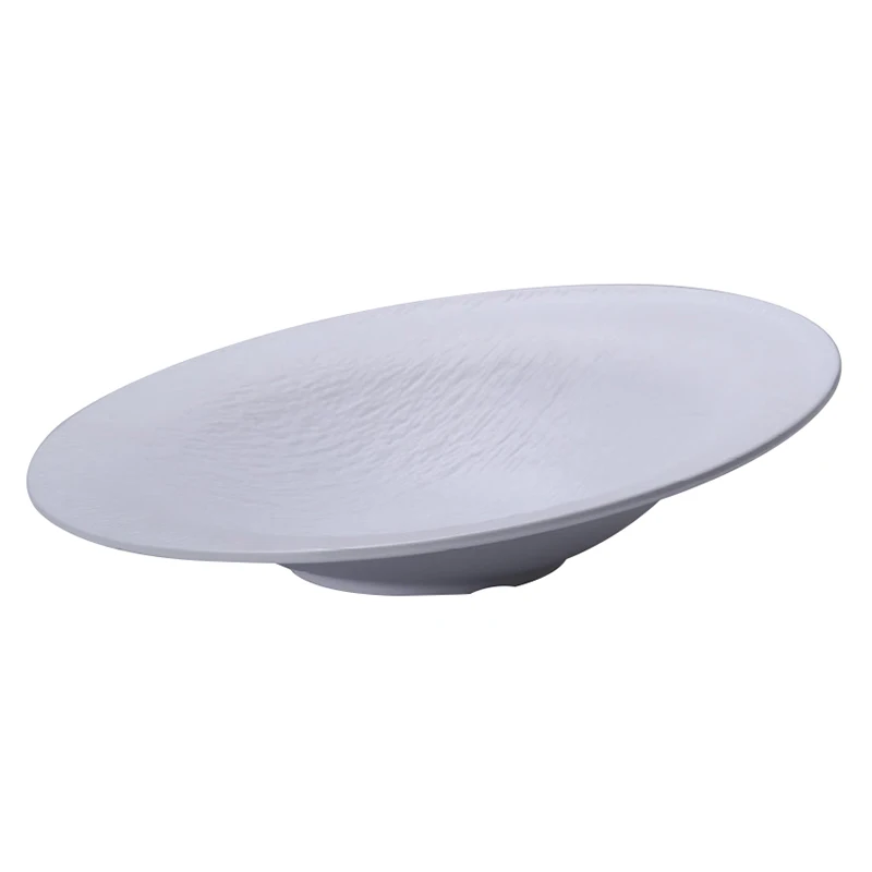 Melamine Round Soup Salad Appetizer Risotto Pasta Steak Seafood Lamb Bowl Unbreakable Reusable Bowl for Restaurant
