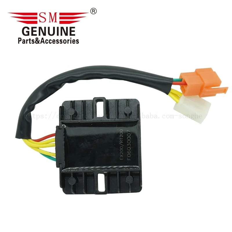 Motorcycle voltage regulator Rectifier for italika EX200 RT200 RT250 EX rt 200 250 200cc 250cc (5wire) spare parts accessories
