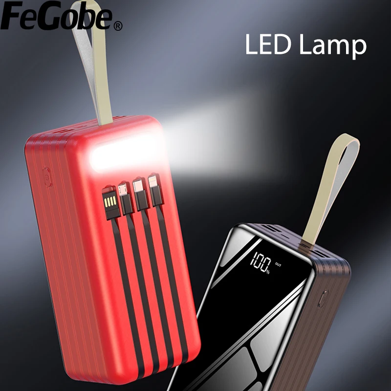 60000mah quick charge power bank battery for out door power station