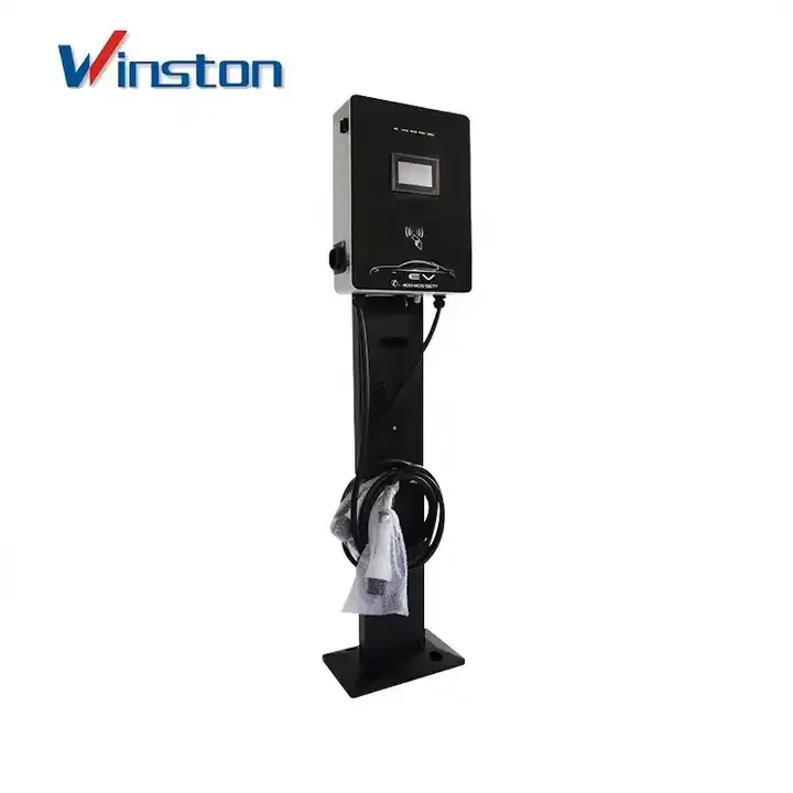 Electric car ev Charger vertical wall-mounted AC charging stations 14kw