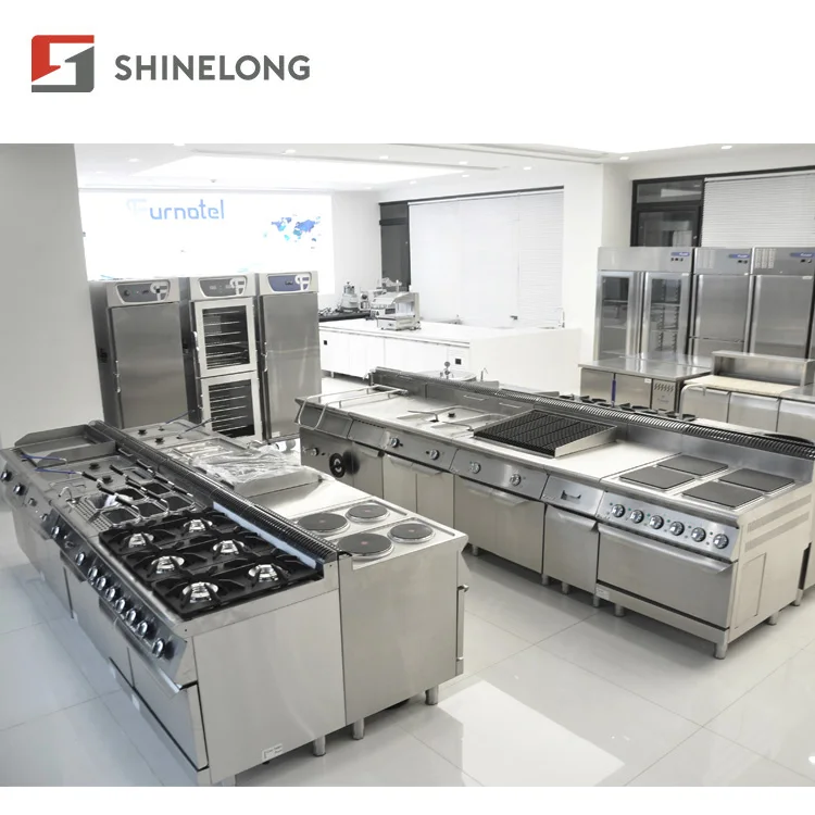 Stainless Steel Western Style Kitchen Equipment Commercial Restaurant Uses