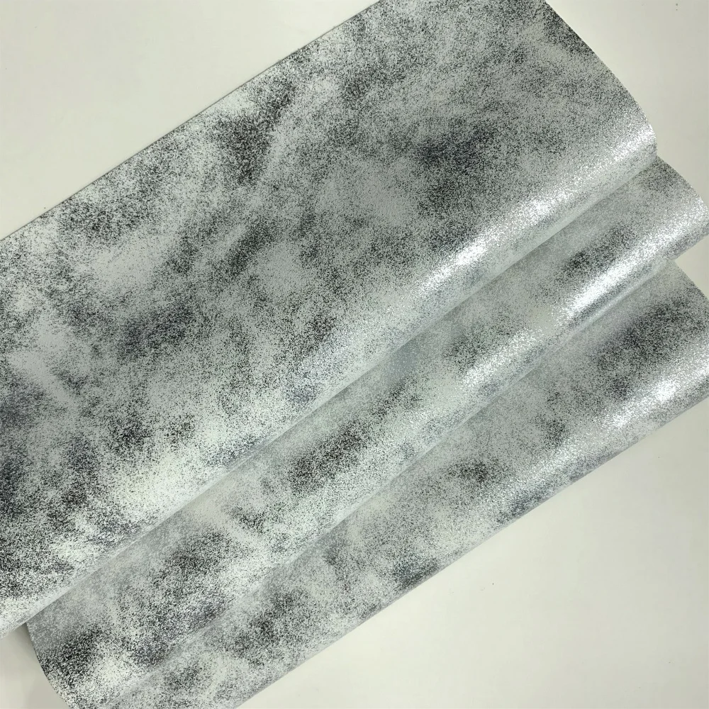 2021 Rose gold metallic faux leather rolls for crafts