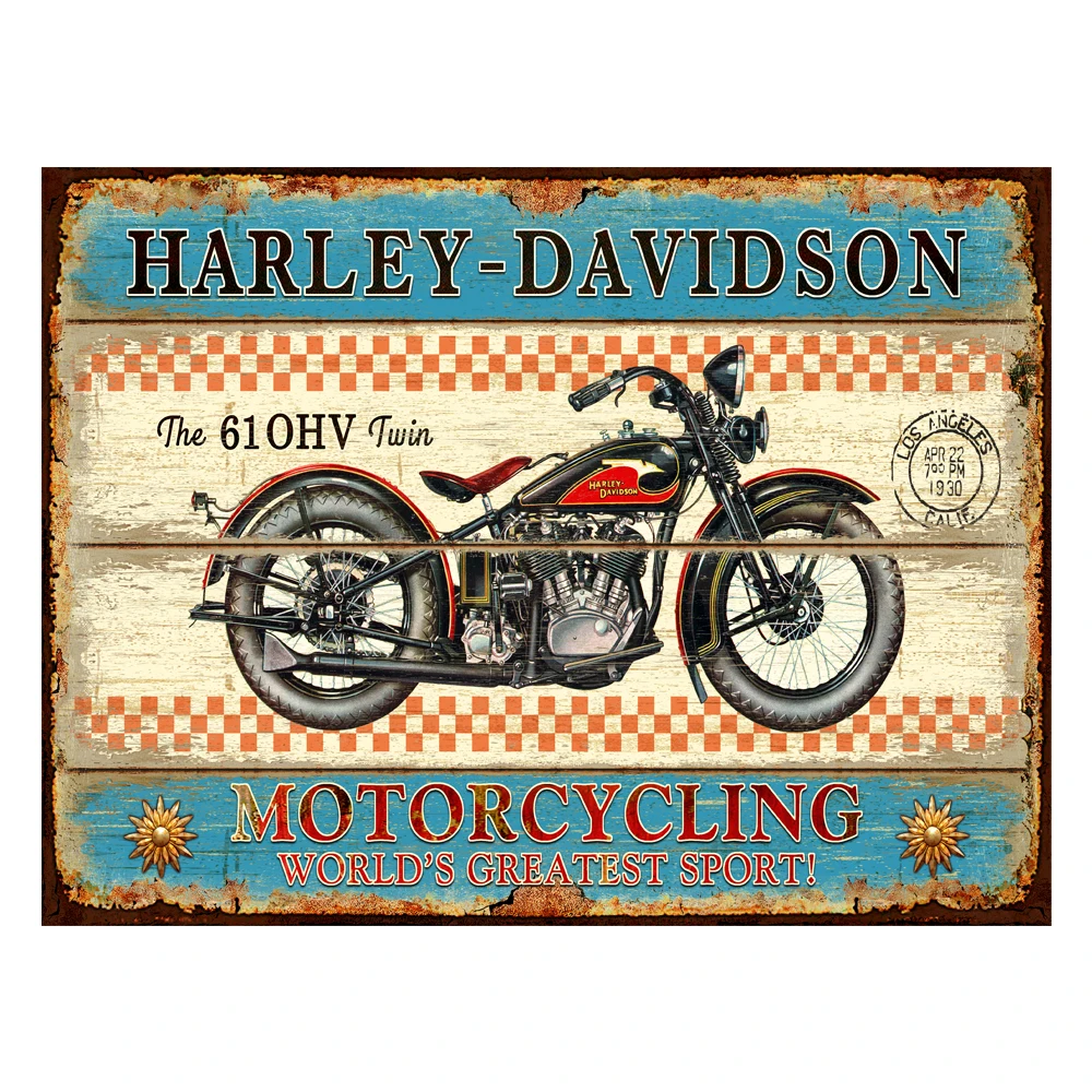 30x40 painting  wooden decorative racing motorcycles wall picture frame  for home decoration