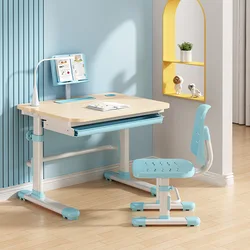 Wholesale Children Desk and Chair Set Kids Study School Adjustable Height Table for Kids and Children
