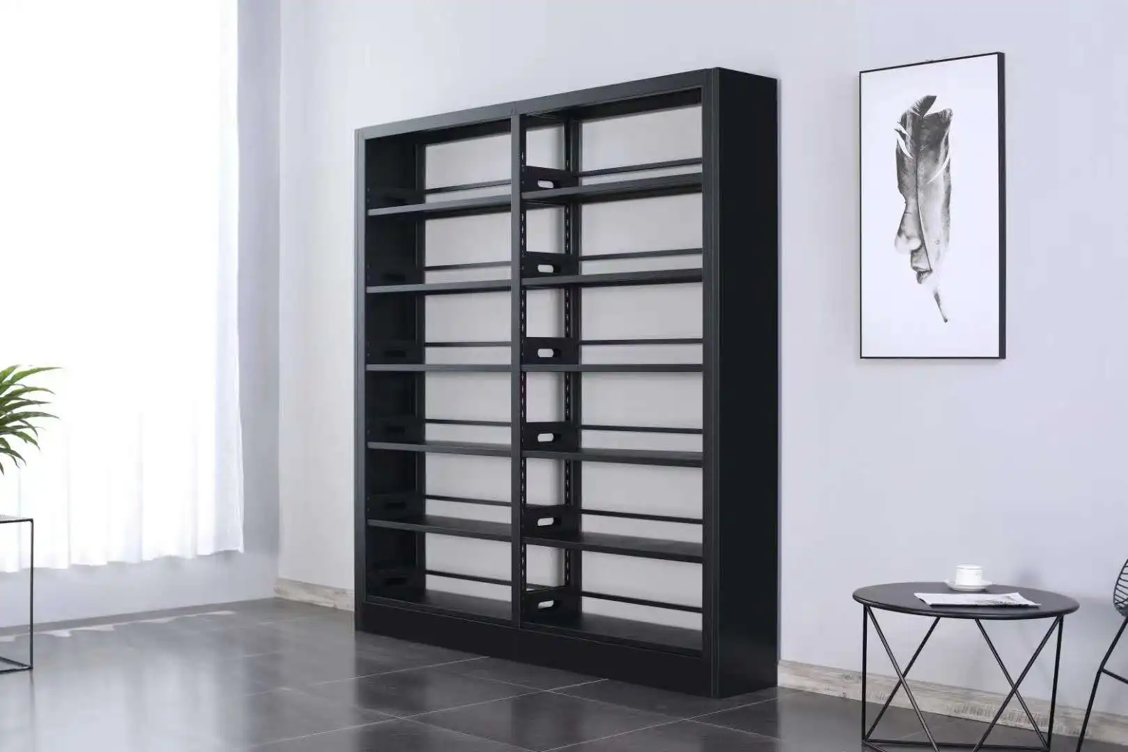 Cheap Metal Library Book Shelves Wholesale Bookshelf Metal used Library Bookcases Library Book Shelf Book Shelf Design