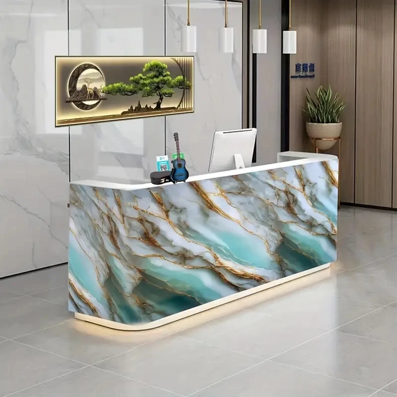 Wall Sticker Luxurious Green Marble Peel & Stick Wallpaper Waterproof Removable Contact Paper For Home Decor