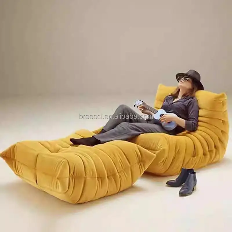 Living room set sofa Fashion popular Caterpillar sofa Apartment Dormitory recliner Factory straight hair compression sofa