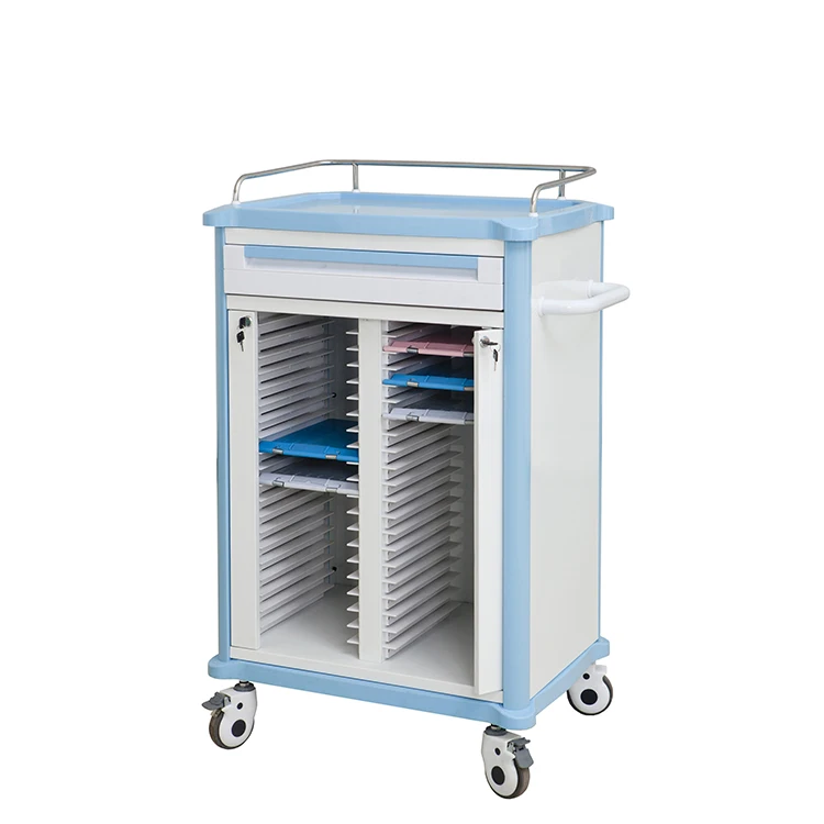 
IVY-C03 High Quality Hospital Medical Record Trolley 