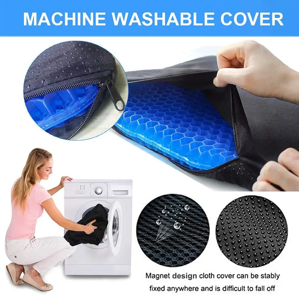 Office Household Hotel Slow Rebound  TPE Seat Cushion Anti-slip  Ergonomic Hip Cushion Cooling  TPE Seat Cushion
