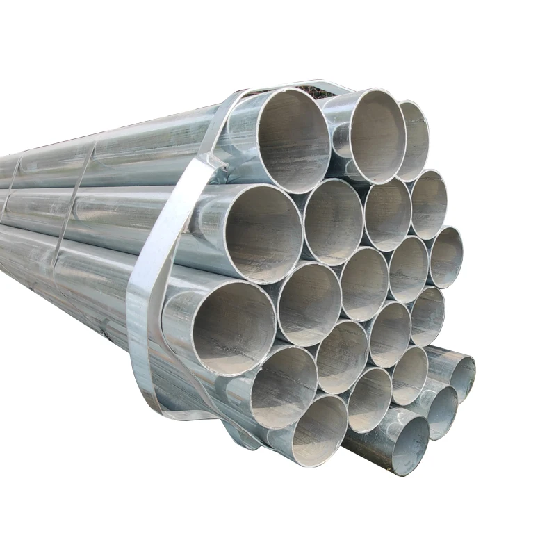 Greenhouse Structure 2.5 Inch Mild Steel Tube Pipe Pre Hot DIP Galvanized ERW Carbon Pipe