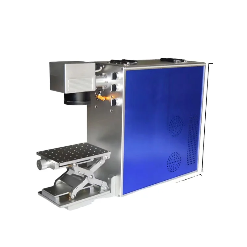 VOIERN Factory supply20W 30W 50W Raycus fiber laser marking machine for metal stainless aluminium