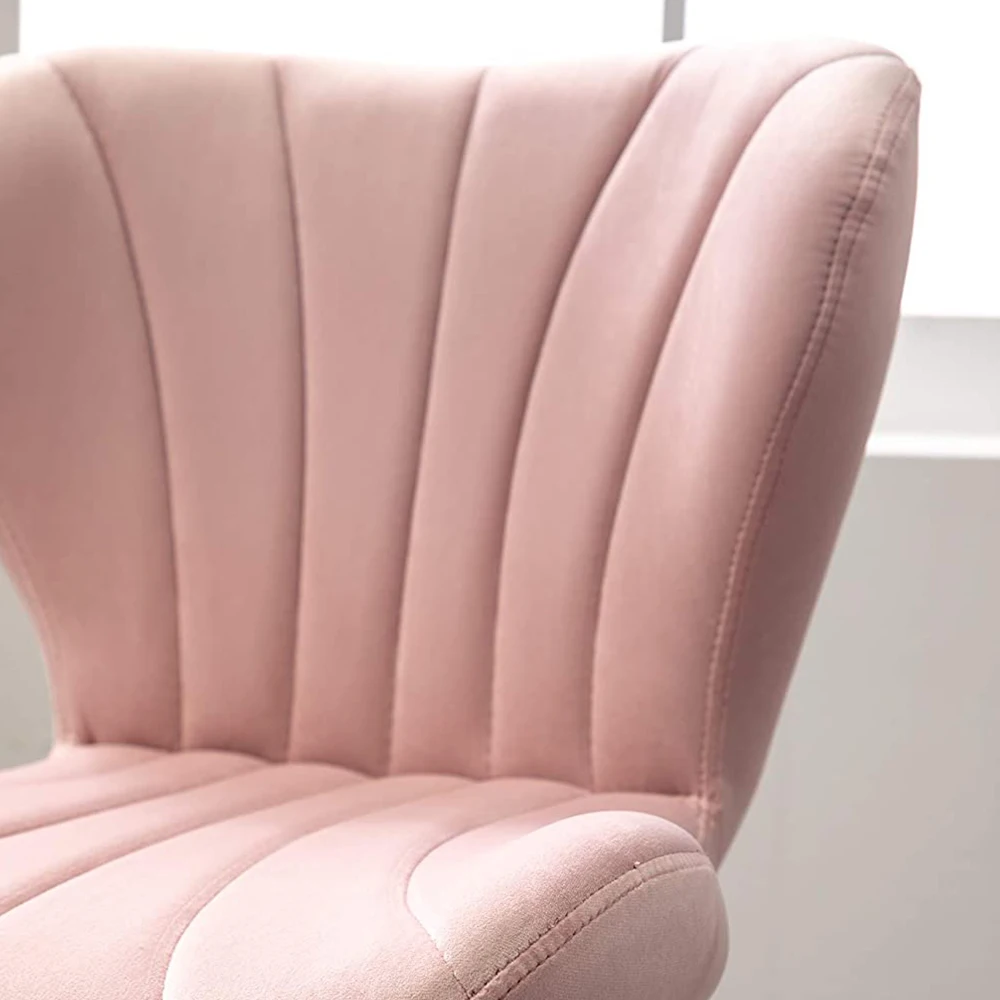 New Modern Design Pink Leather Bar Stool Chair Adjustable Footrest Bar Stool