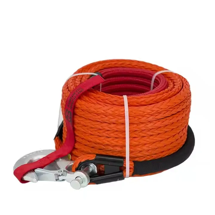 For Sailing SUV ATV Winch Snatch Ring Road Recovery Synthetic Winch Line Cable Rope