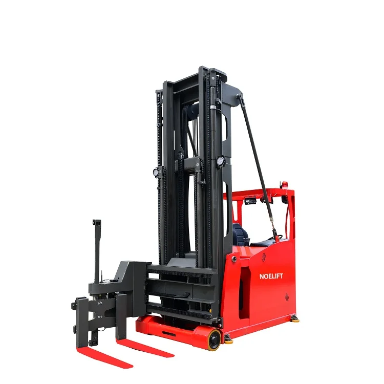 1.0Ton  1.5 Ton Narrow Aisle 3 Way VNA Electric Pallet Stacker Forklift Up to 9 Meters High