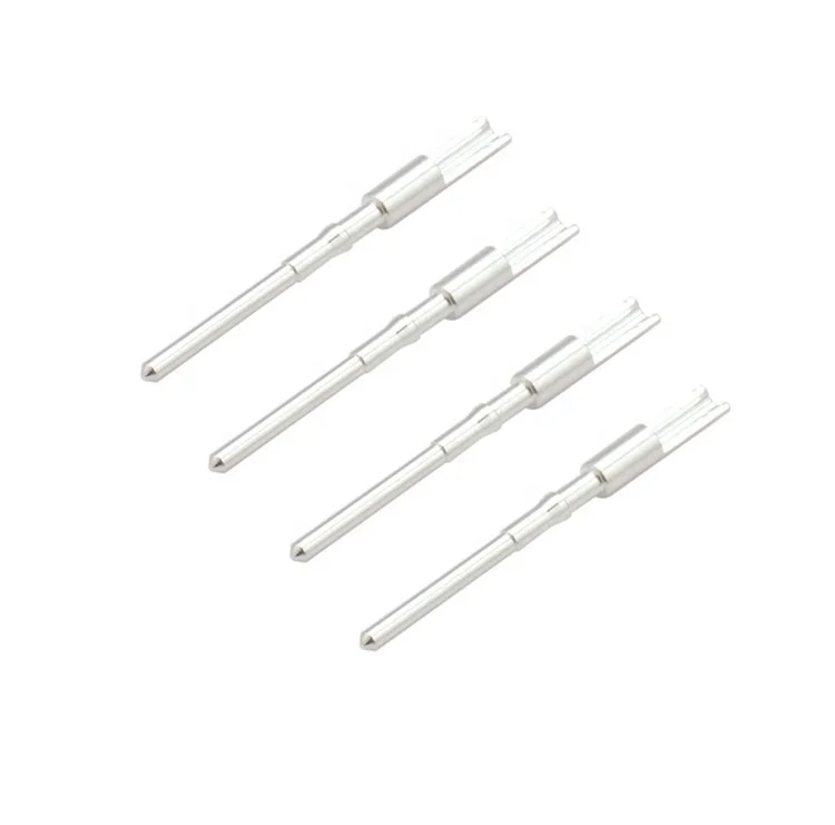 Позолоченный латунный штекер Электрический штырь игольчатый зонд большой разъем тока 1 0 мм ~ 2