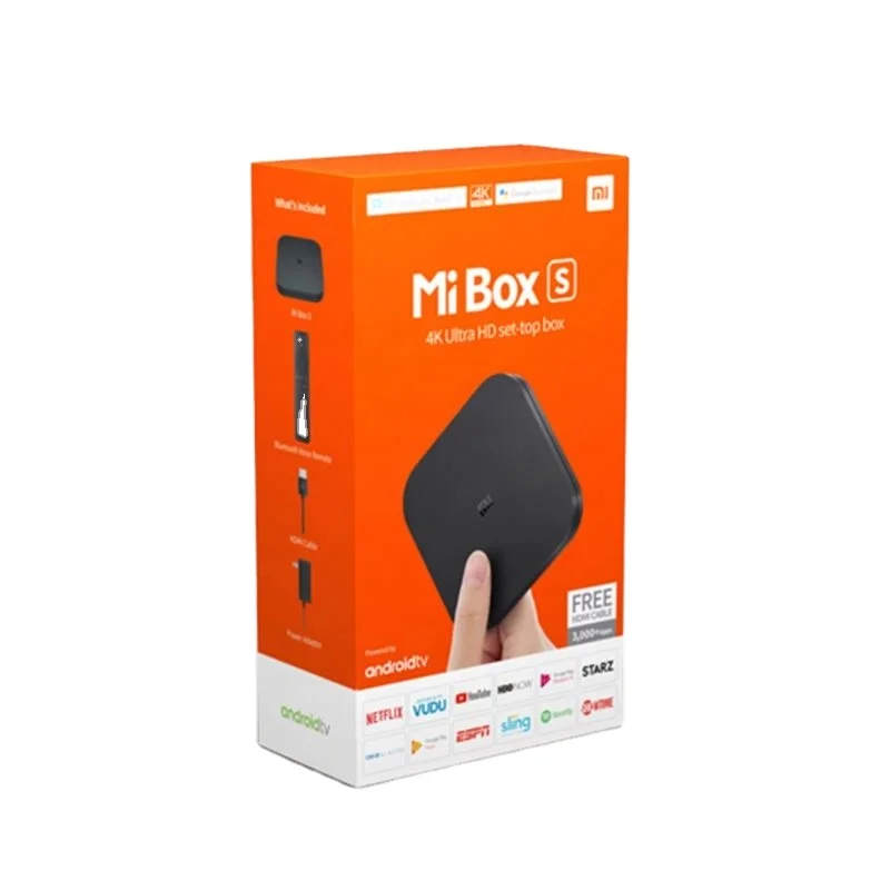 
BUY 50 GET 30 FREE Mi TV Box S Smart 4k HD Android 8.1 Smart Internet Box S for TV 
