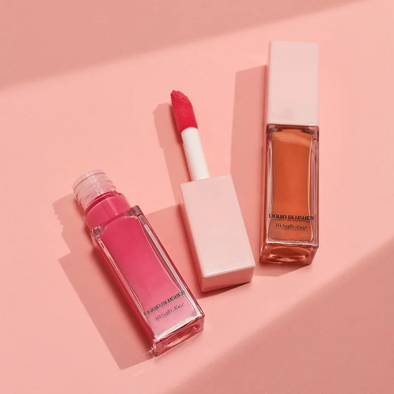 OEM Vegan Cosmetics Private Label Wholesaler 11 Color Pink Packaging High Pigment Waterproof Long Lasting Blush