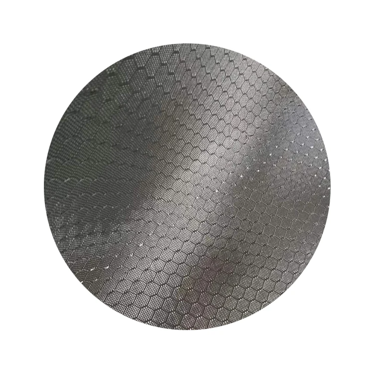 Carbon aramid mixed honeycomb fiber fabric fiber cloth