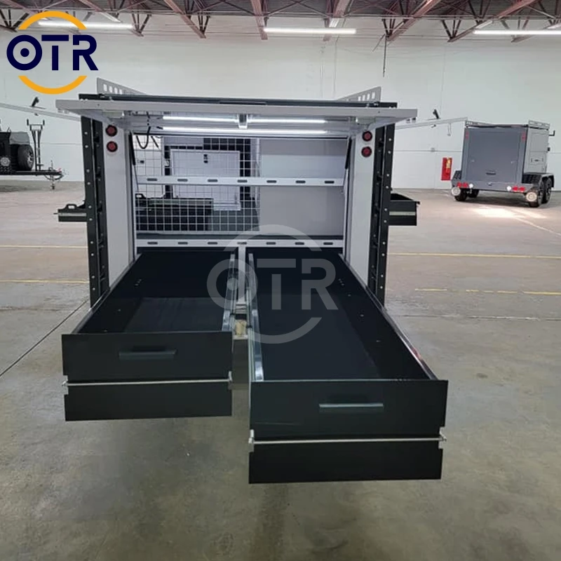 Custom Made Offroad Camper Trailer Powerful Travel Trailer Amphibious Boat Affordable Travel Trailer