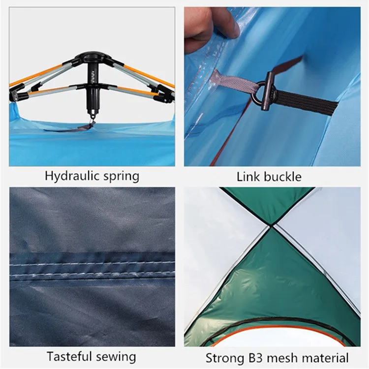 2 Person 4 Season Aluminum Luxury Family Umbrella Camping Tent