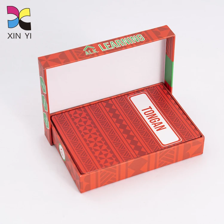 Wholesale custom printing anime poker barcode playing game card