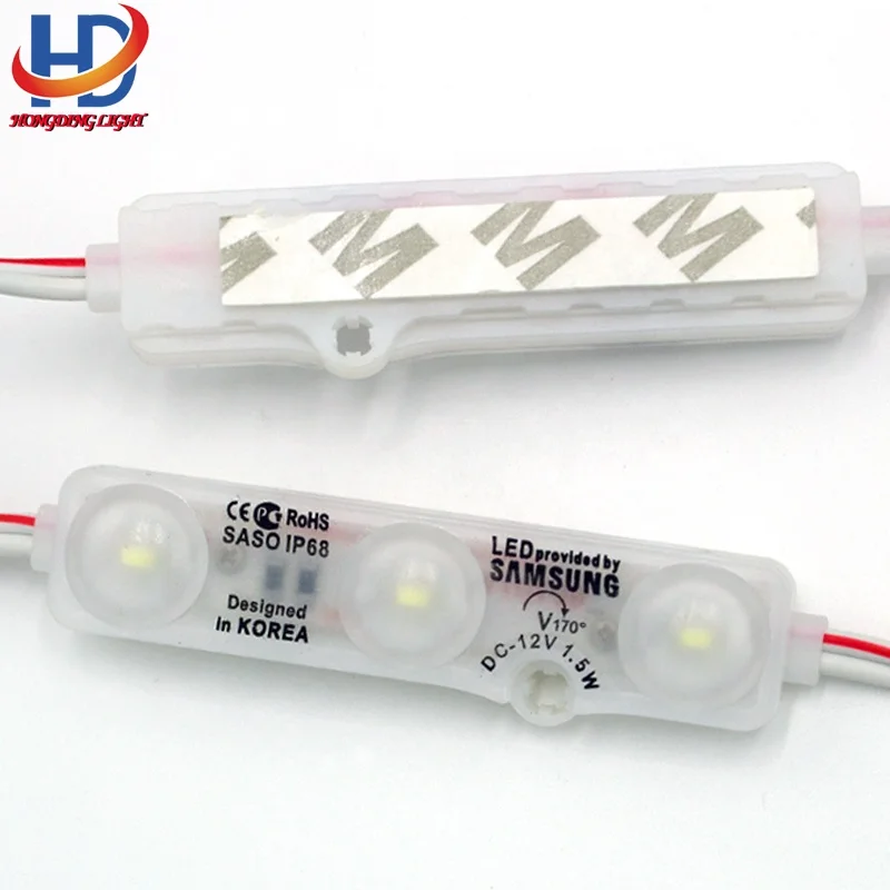 DC12V SMD 5730 2835 3 led 1.5W IP68 68mm*18mm Ready to Ship waterproof LED light module for advertisement sign channel letters