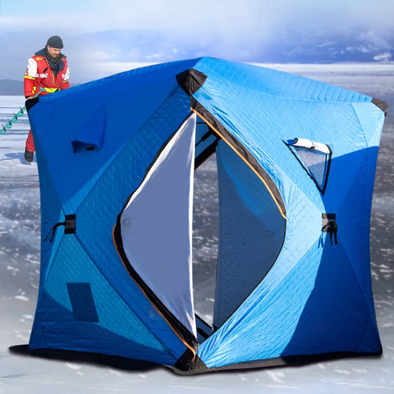 Factory direct sale 3-4 person winter ice cube winter carp fishing tent house
