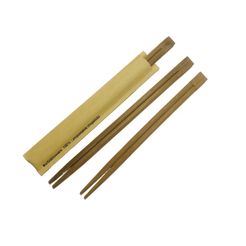 Factory Direct Provide Commercial ECO-Friendly Bamboo Round Tensoge Twin Chinese Japanese Chopsticks