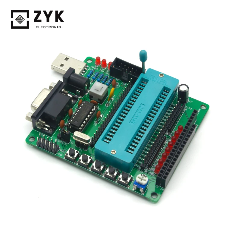 Набор для самостоятельного обучения, детали 51/AVR микроконтроллер, макетная плата, обучающая плата для взрослых и детей