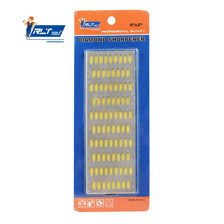 RLT Tools Sustainable Double Sided Whetstone Sharpeners Diamond Knife Sharpener Sharpening Oil Stone Diamond Electroplated