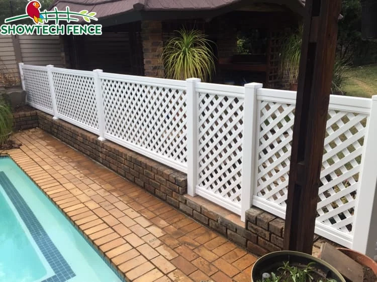 pvc lattice fence, wholesale lattice fencing