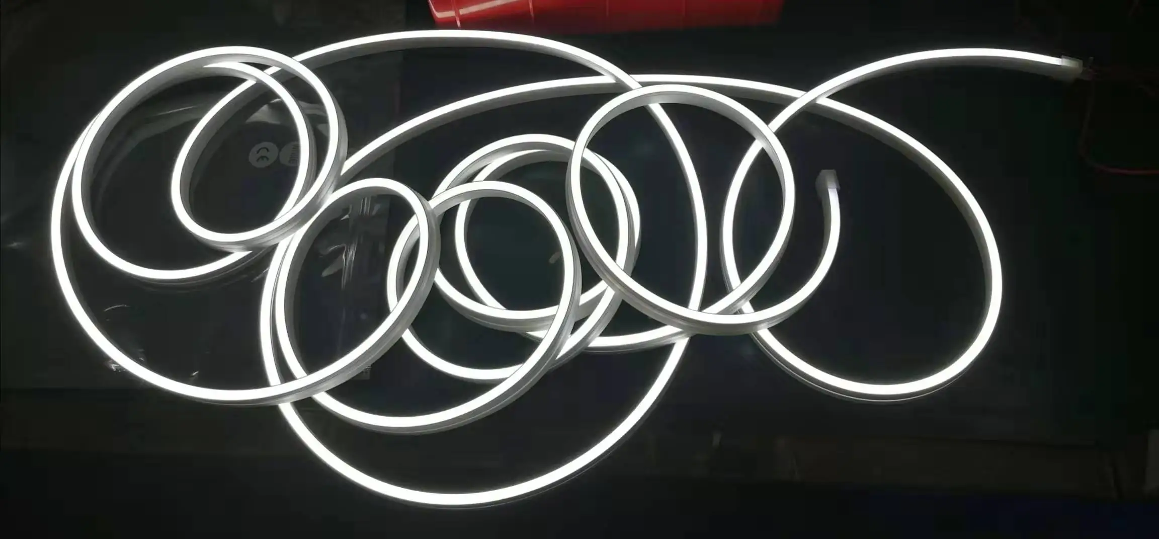 Neon Strip Neon LED Sign 6mm*12mm Flexible Silicone Tube Side View Lighting for LED Strip Neon Party Decoration Tube