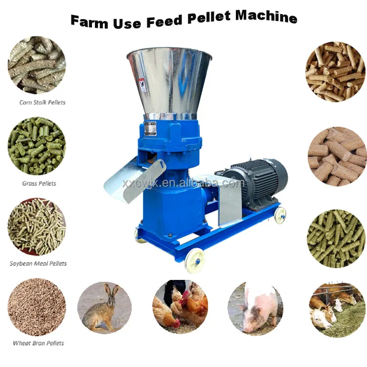 Mini Pelletizer Pelletizing Mill Feed Pellet Making Machine Price For Wood Animal Biomass Fish Poultry Chicken Grass