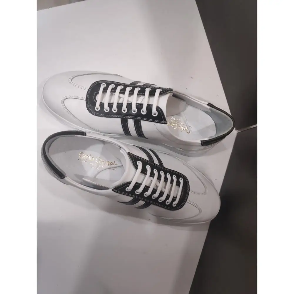 Luxury fashion sneakers cool big size first black men leather shoes Turkey