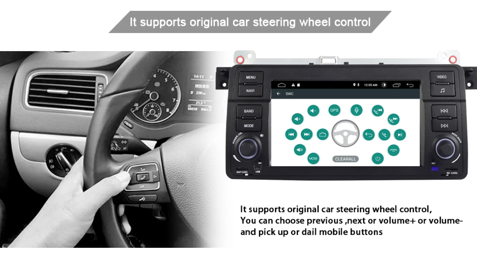 Carplay Android 11 AutoRadio Car Player Stereo For BMW 3 Series E46 Multimedia M3 318 320 325 330 335 1998-2005 GPS Navigation